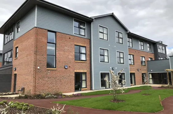 The Meadows - outside view of care home