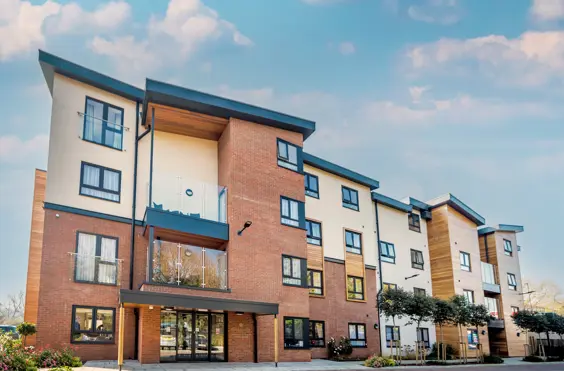 Riverside Place - An outside view of the home