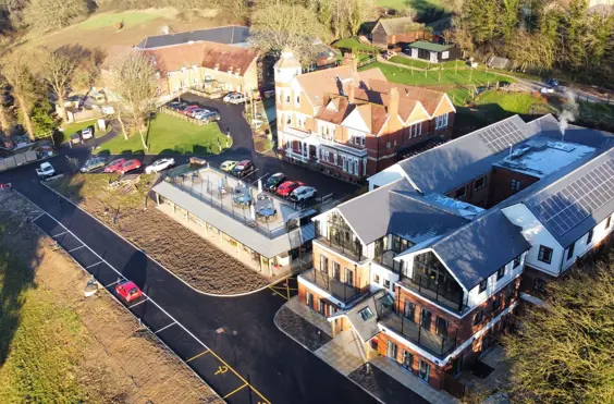 The Hollies Nursing Home - outside view of care home