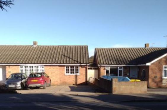 Henderson and Harvard - outside view of care home