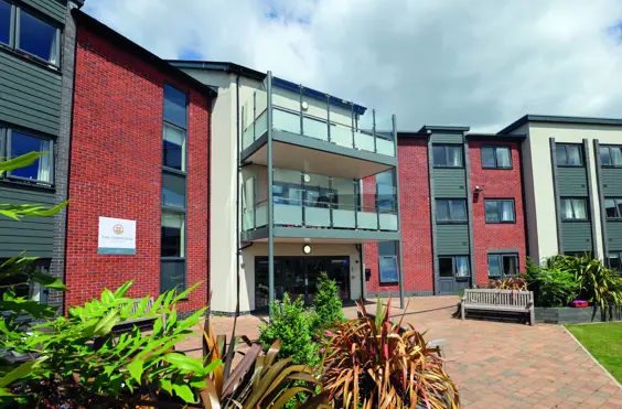 Telford Hall - outside view of care home