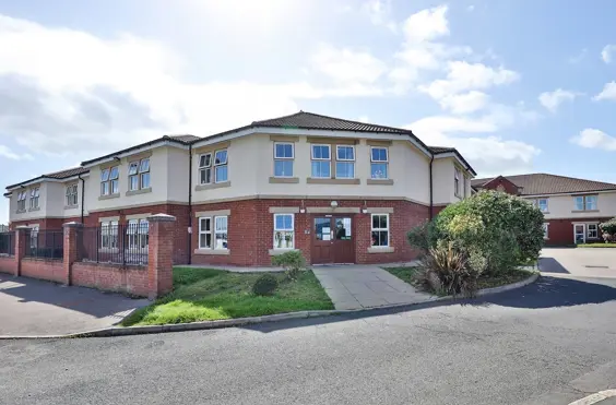 Fleetwood Hall - outside view of care home