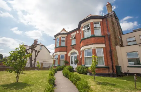 The Hollies Residential Home - outside view of care home