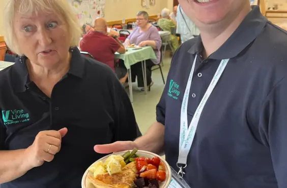 Vine Living - outside view of care home