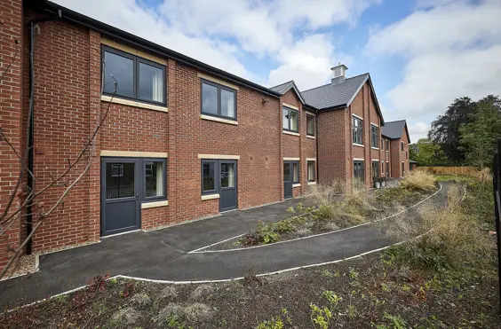 Hen Cloud House - outside view of care home