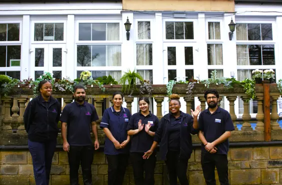 St Margaret's Care Home - outside view of care home