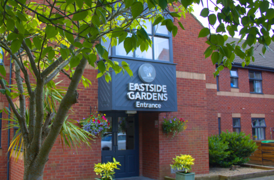 Eastside Gardens - outside view of care home