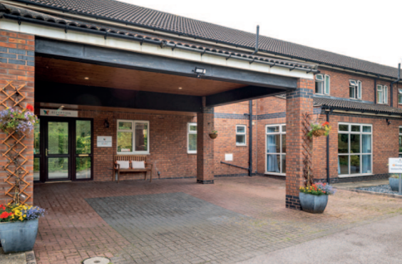 Whittington Care Home - outside view of care home