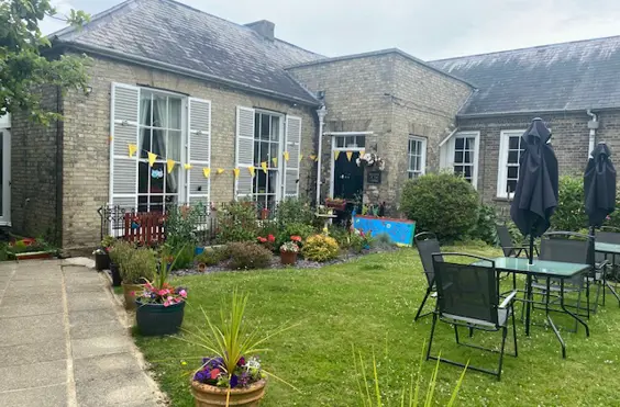 The Lodge - outside view of care home