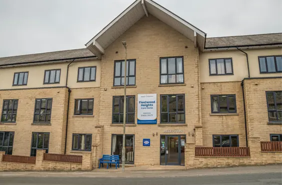 Fleetwood Heights - outside view of care home