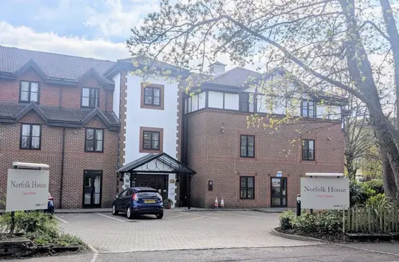 Norfolk House - outside view of care home