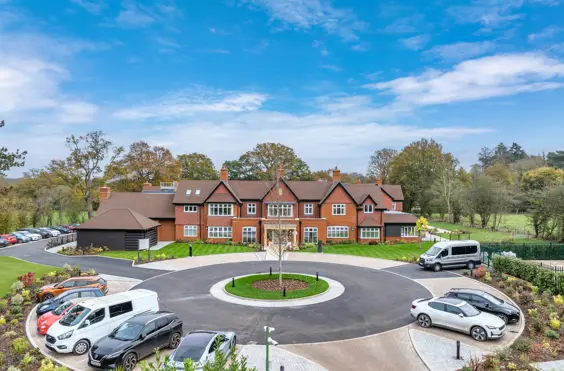 Elm Lodge - outside view of care home