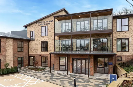 Dorking Manor - outside view of care home