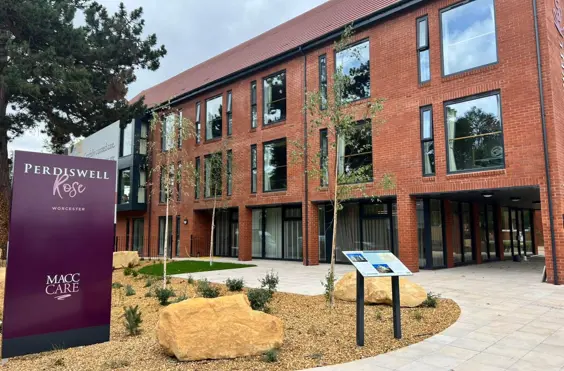 Perdiswell Rose Care Home - outside view of care home