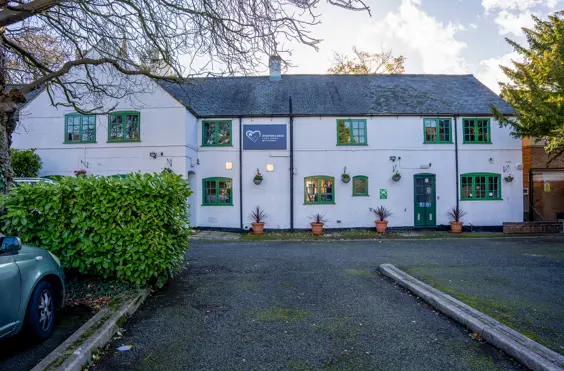 Wigston Lodge - outside view of care home