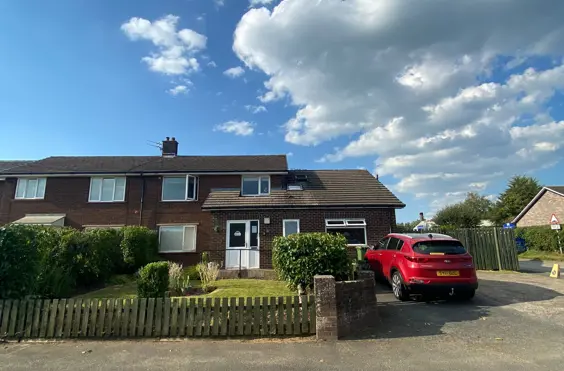 California House - outside view of care home