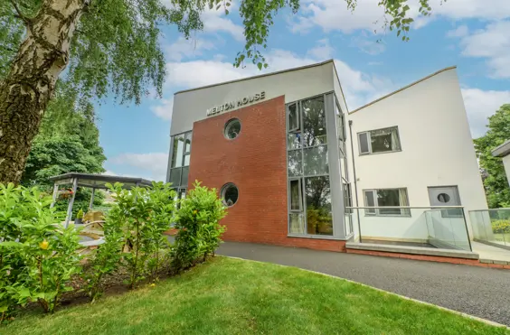 Melton House - outside view of care home