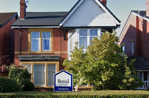 Royal Care Home - outside view of care home