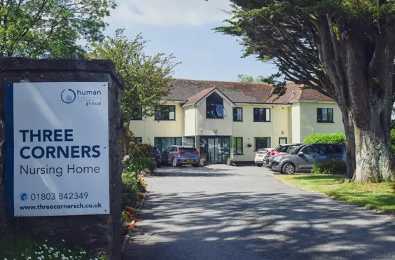 Three Corners - outside view of care home