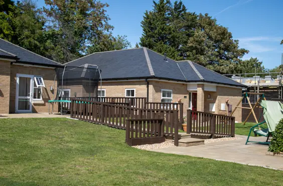 Hill Lodge - outside view of care home