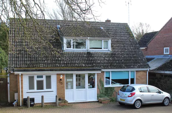 Cornfields - outside view of care home