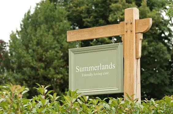Summerlands - outside view of care home