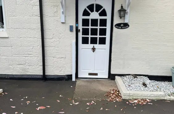 Swiss House - An outside view of the home