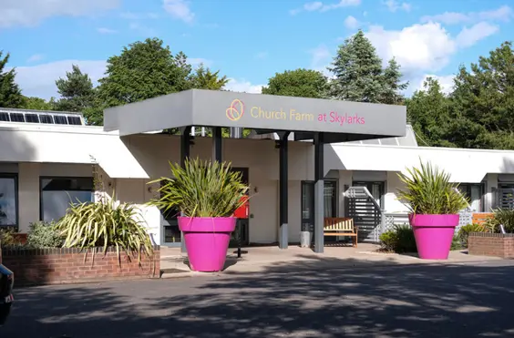 Church Farm Nursing Home at Skylarks - An outside view of the home