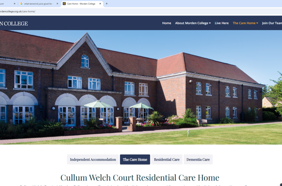 Cullum Welch Court Care Home - An outside view of the home