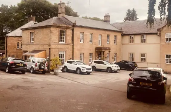 The Lodge - outside view of care home