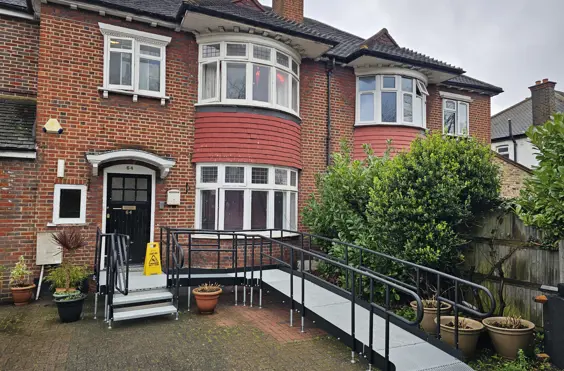 Leigham Lodge - outside view of care home
