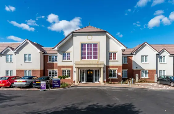 Mountfitchet House - outside view of care home