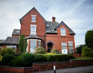 The Hollies - outside view of care home