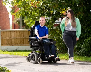 Wyboston Lodge - outside view of care home