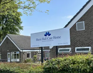 Hurst Hall - outside view of care home