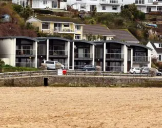 The Beach - outside view of care home