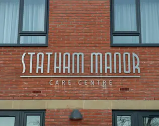 Statham Manor Care Centre - outside view of care home