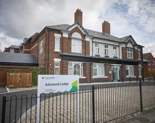 Adswood Lodge - outside view of care home