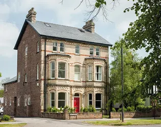 Harlington House - outside view of care home