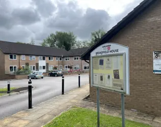 Broadfield House Home for Older People - outside view of care home