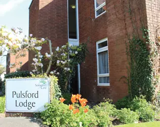 Pulsford Lodge - outside view of care home