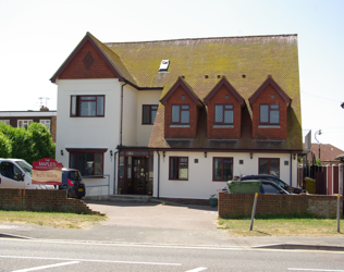 The Maples - outside view of care home