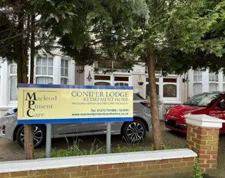 Conifer Lodge - outside view of care home