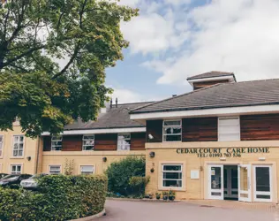 Cedar Court Care Home - outside view of care home