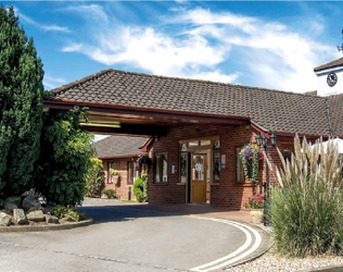 St Lukes and The Oaks Care Home - outside view of care home