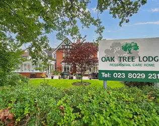 Oak Tree Lodge - outside view of care home