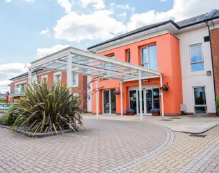 Manor Lodge - outside view of care home