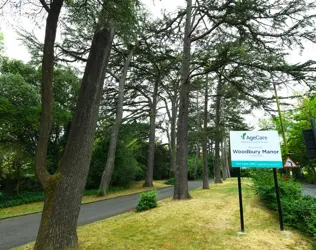 Woodbury Manor - outside view of care home