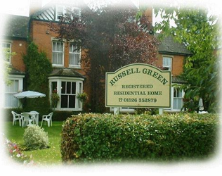 Russell Green Care Home - outside view of care home