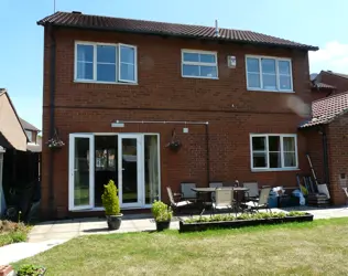 Weston Favell Houses - outside view of care home